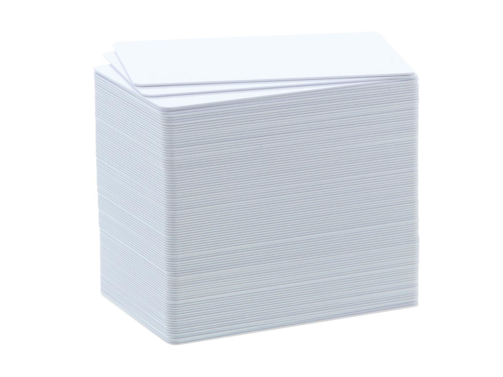 Kaarten Badgy voor badgeprinter 100 en 200 54x86mm dun 0,76mm (100)