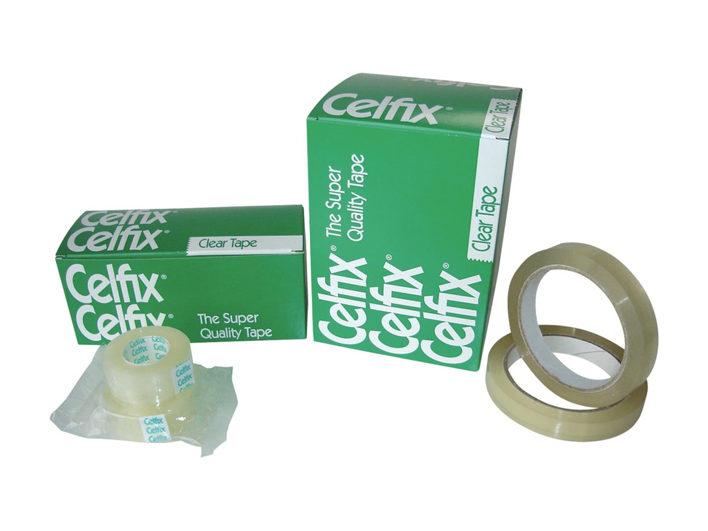 Plakband Celfix PP 12mmx33m voor kleine afroller