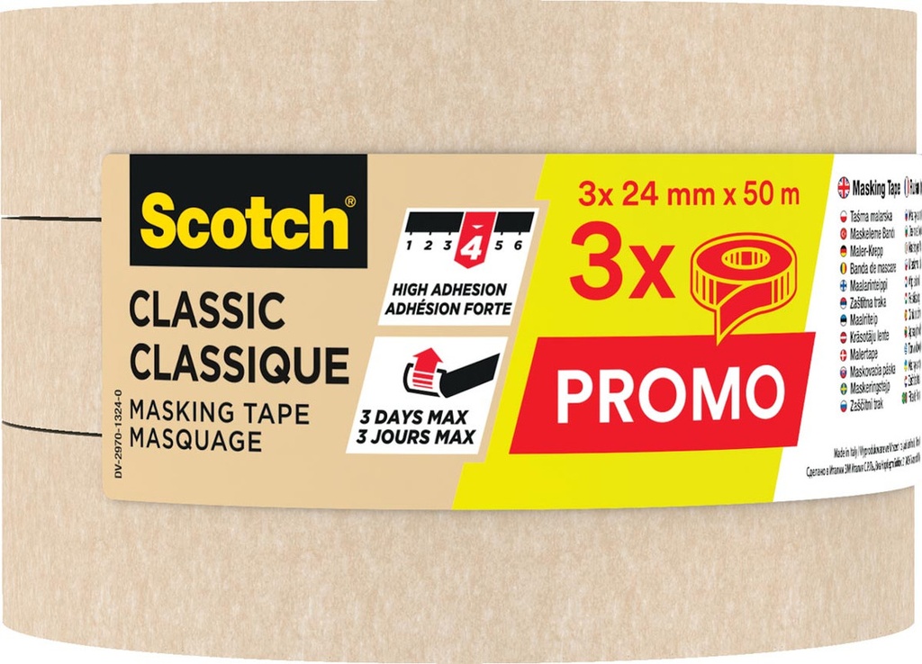 Afdekplakband Scotch Classic 24mmx50m (3)