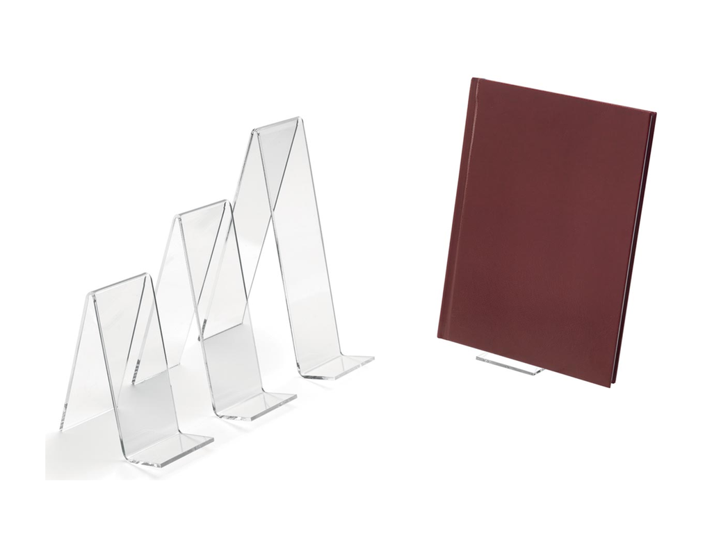 Boekensteun Deflecto 5x11cm transparant