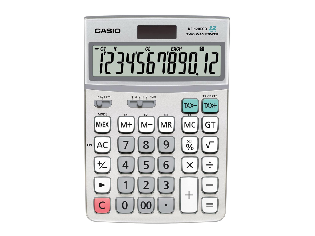Bureaurekenmachine Casio DF-120ECO