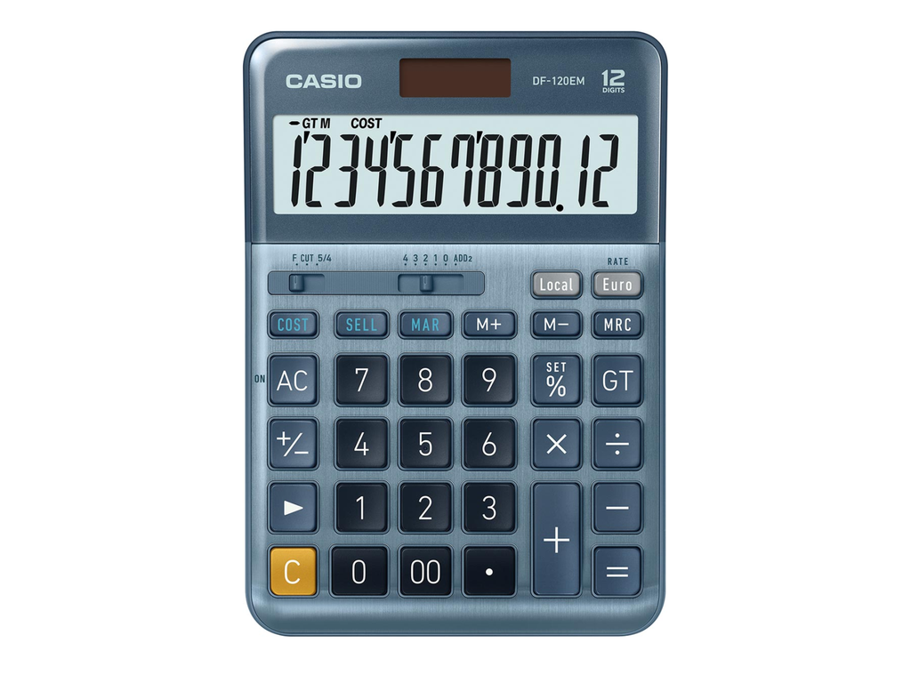 Bureaurekenmachine Casio DF-120EM