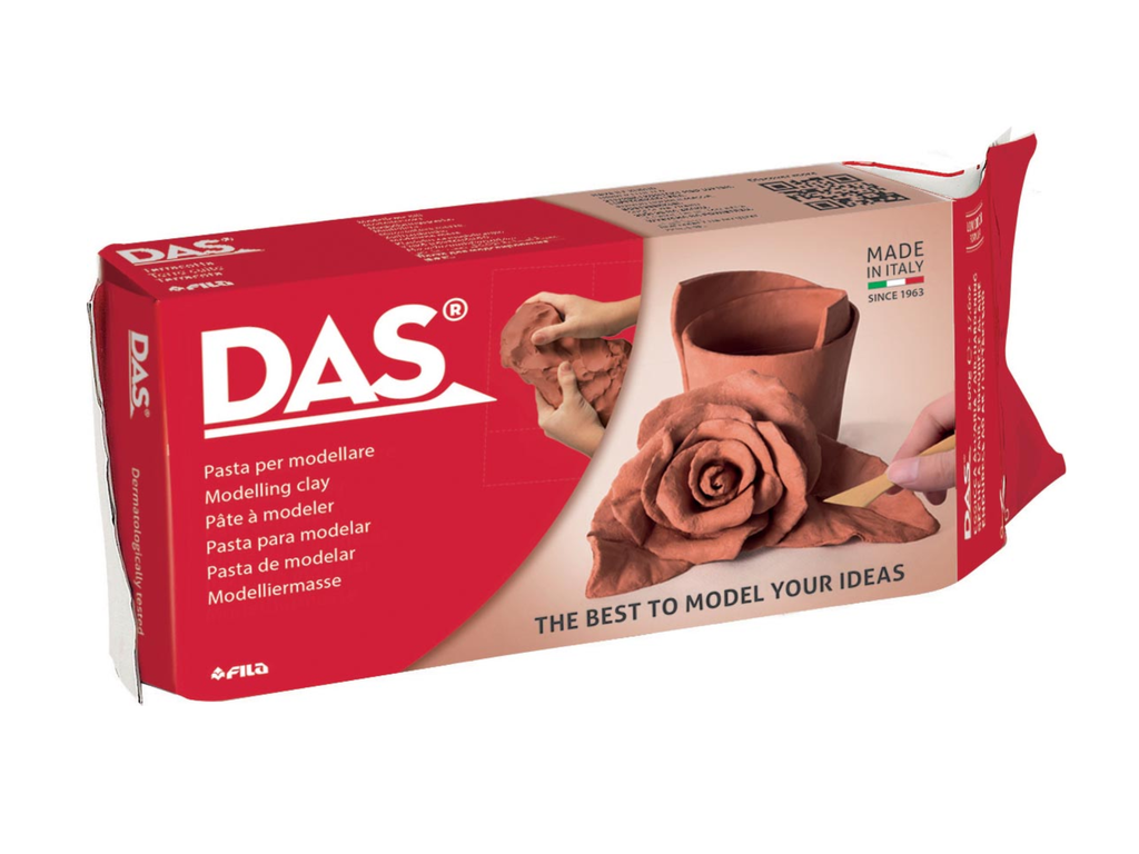 Boetseerklei Das 1kg terracota