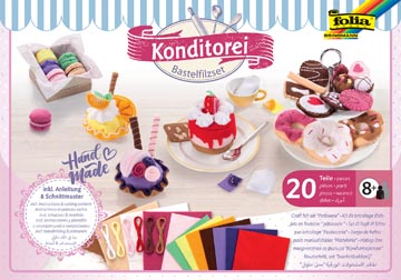 Vilt Folia Craft Kit Patisserie 20-delig