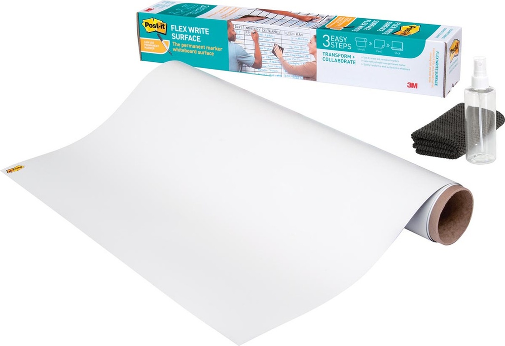 Whiteboardfolie Post-It Flex Write op rol 121,9x182,9cm