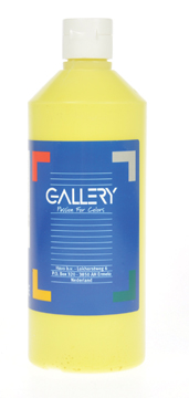 Plakkaatverf Gallery 500ml lichtgeel