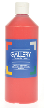 Plakkaatverf Gallery 500ml donkerrood