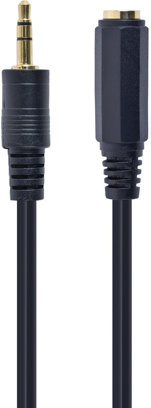 Audioverlengkabel Cablexpert Ø3,5mm 5m zwart