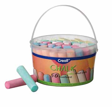 Stoepkrijt Creall chalk assorti (50)