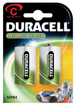 Batterij Duracell Rechargeable HR14 C (2)