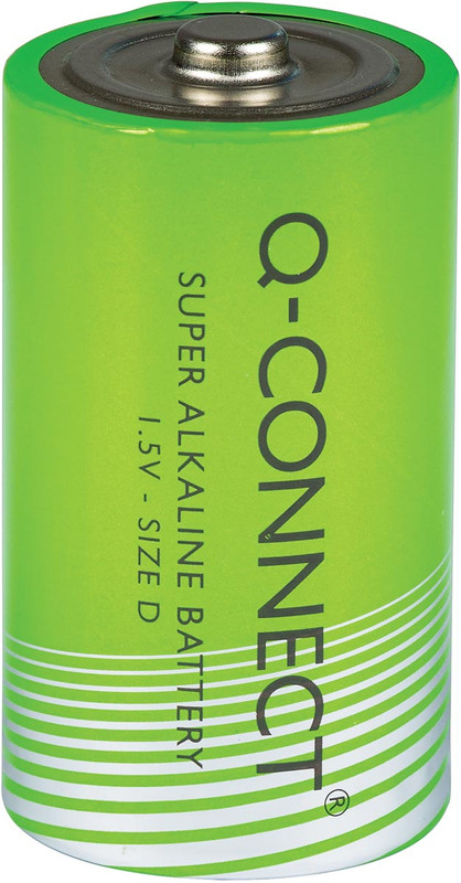Batterij Q-Connect Alkaline D (2)