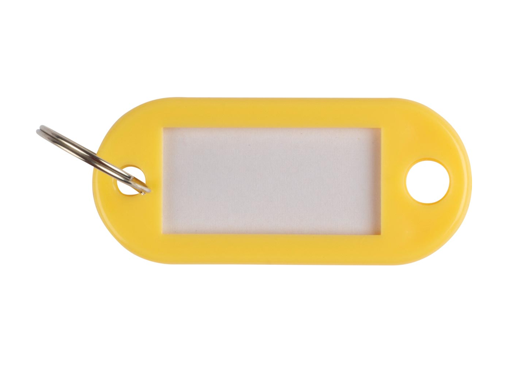 Sleutelhanger Q-Connect geel (10)