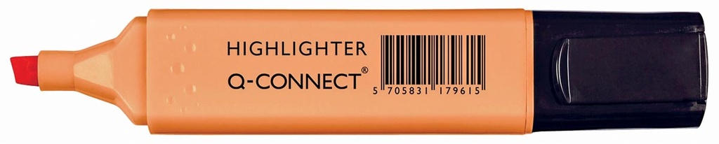 Markeerstift Q-Connect Pastel oranje