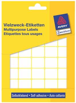 Etiketten Avery 22x18mm wit (1200)