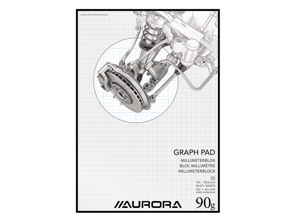 Millimeterpapier Aurora A3 90g 50vel