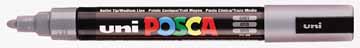 Paintmarker Uni-ball Posca ronde punt 1,8-2,5mm leigrijs