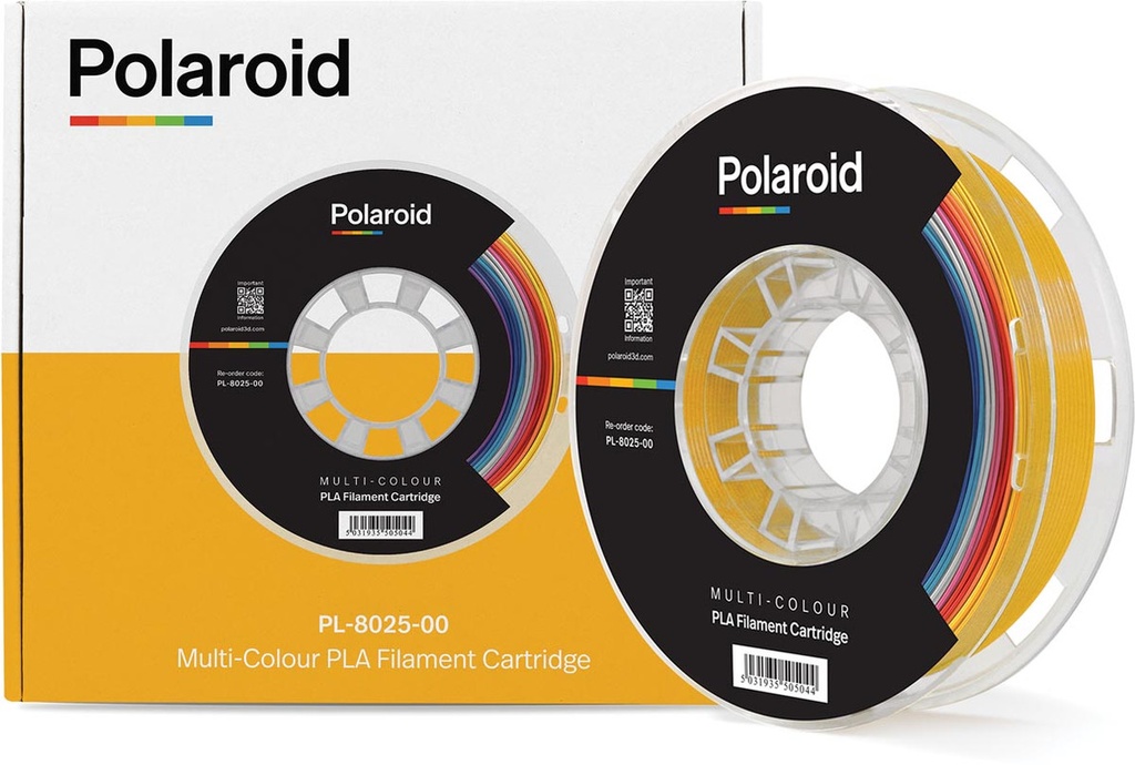 3D Filament Polaroid Universal Premium PLA 500g multi-colour