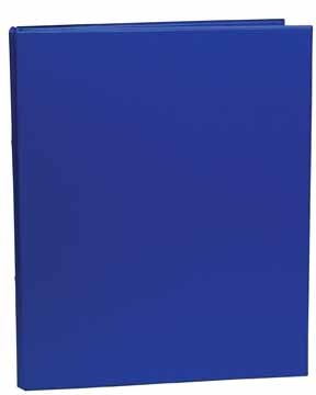 Ringmap Aurora PVC A4 2 O-ringen 25mm rug 40mm blauw