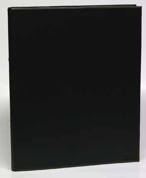 Ringmap Aurora PVC A4 2 O-ringen 25mm rug 40mm zwart