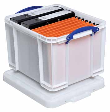 Opbergdoos Really Useful Box 35l wit