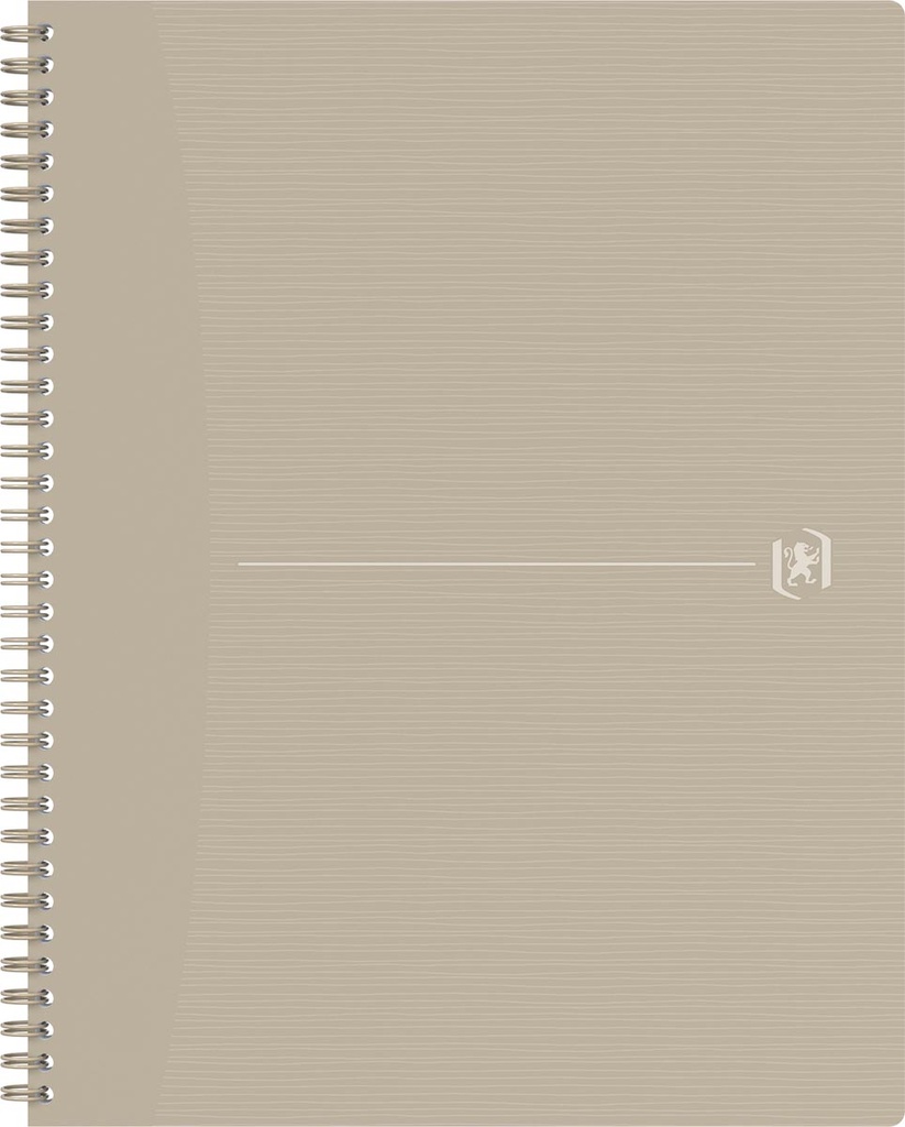 Spiraalschrift Oxford Origin A4+ geruit 140blz zand