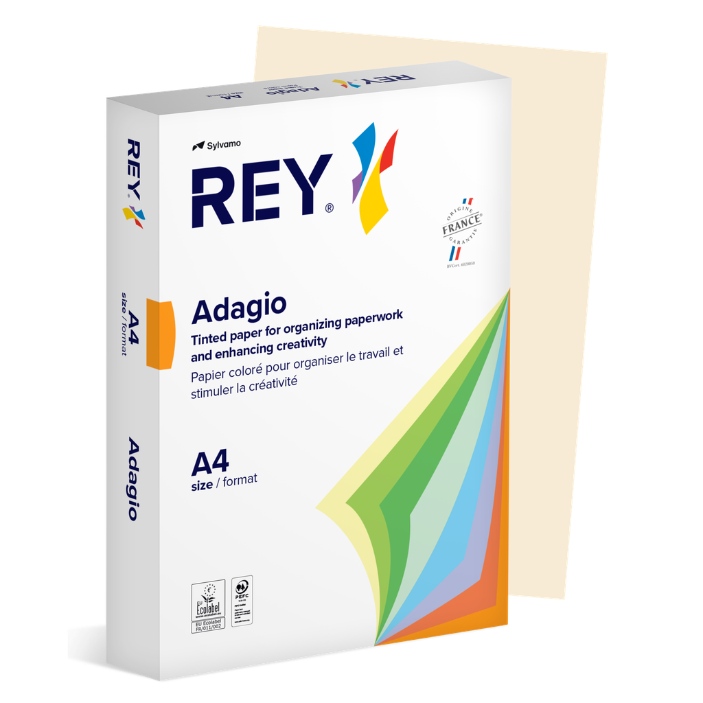 Adagio DIN A4 80gr crème (500) - 70% PEFC Certified