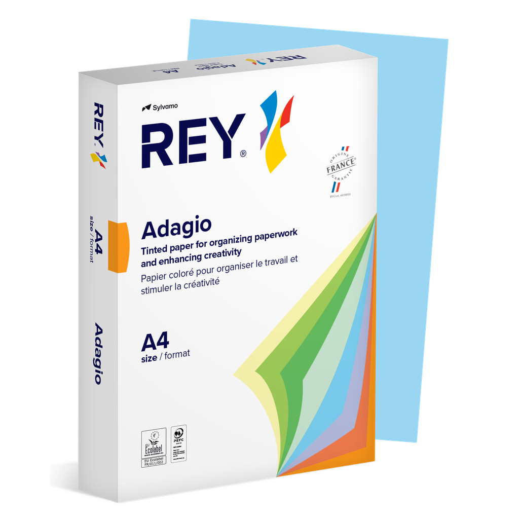 Adagio DIN A4 80gr lichtblauw (500) - 70% PEFC Certified