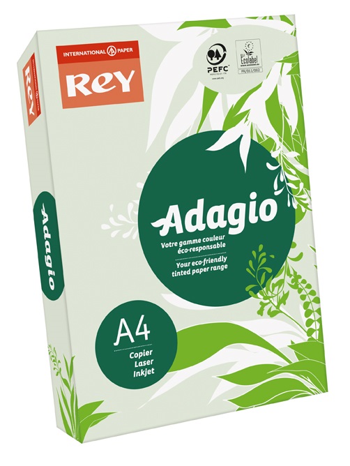 Adagio DIN A4 80gr lichtgroen (500) - 70% PEFC Certified