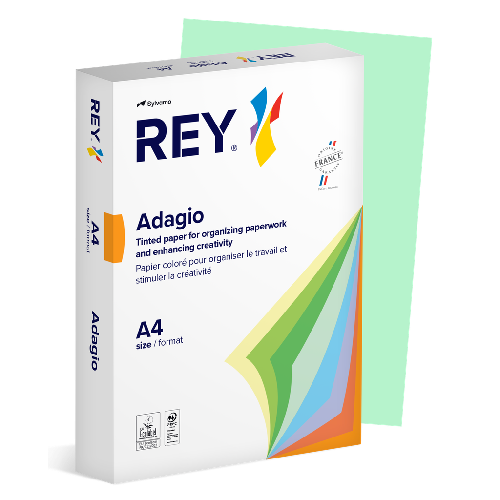 Adagio DIN A4 80gr lichtgroen (500) - 70% PEFC Certified