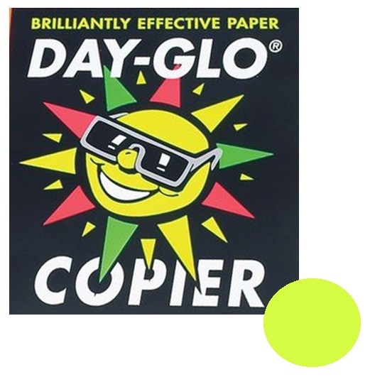 Day-glo DIN A1 100gr fluo geel (250)