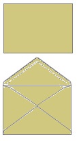 Omslag 114X162 groen gegomd (1000)