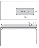 Omslag Am. ft. wit + strip M/V (500) (017026) - 100% PEFC Certified