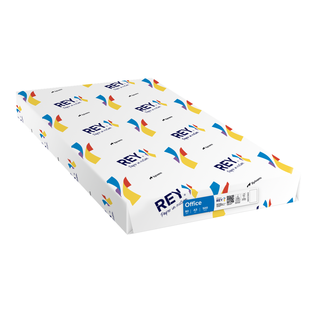 Rey office paper DIN A3 80gr wit (500) - FSC Mix Credit