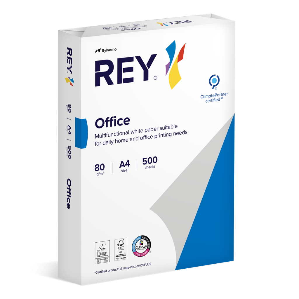 Rey office paper DIN A4 80gr wit (500) - FSC Mix Credit