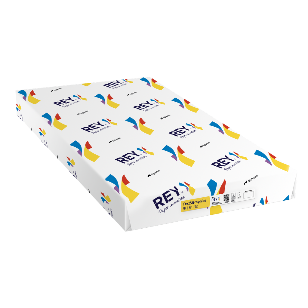Rey text & graphics DIN A3 120gr wit (250) - FSC Mix 70%