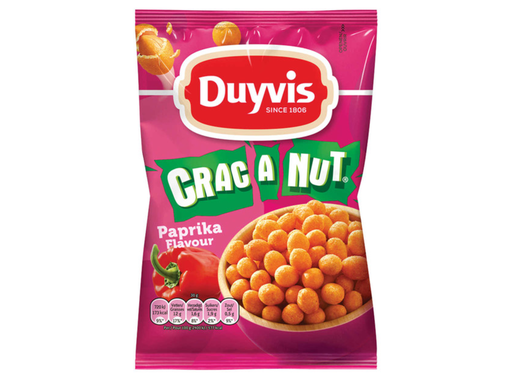 [CAT-C19958] Borrelnootjes Duyvis Crac-A-Nut paprika 200gr (21)