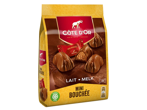 [CAT-C41078] Chocolade Côte d'or mini bouchées melk 122gr (10 pakjes)