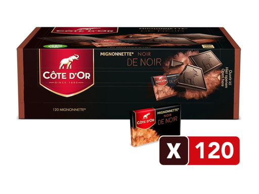 [CAT-C6483] Chocolade Côte d'or mignonnettes Noir de Noir (120)(47000T)