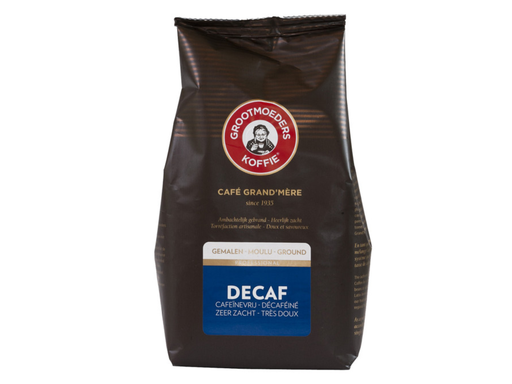 [CAT-K10007] Koffie Grootmoeders Koffie Decaf Professional gemalen 500g