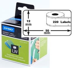 [DYM-S0722460] Dymo LW etiket hangmap 50x12mm (220) (99017)