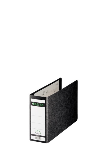 [ESS-10760000] Ordner Leitz 180° karton A5 dwars rug 77mm zwart (432720)