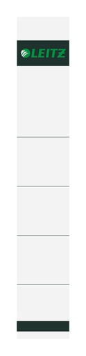 [ESS-16080085] Rugetiket Leitz karton lang smal wit (10)