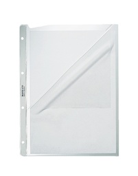 [ESS-47800003] Showtas Leitz Premium PP A4 130 micron 4-gaats 2 open zijden gekorreld transparant (100)(4780003)