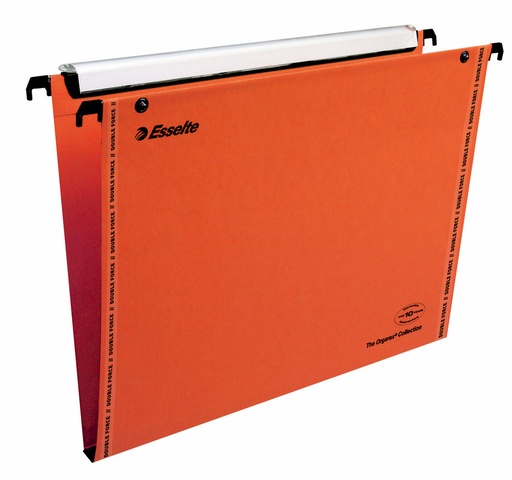 [ESS-49940] Hangmap Esselte Orgarex VisioPlus karton A4 330mm 15mm bodem lade oranje (25)