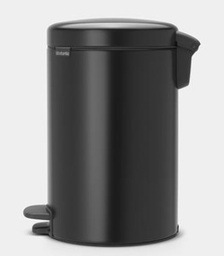 [OND-O113741] Pedaalemmer Brabantia Newicon mat zwart 12l