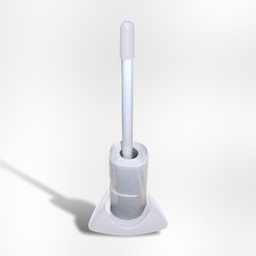 [OND-O000594] Toiletrolhouder wit + 2 toiletrollen