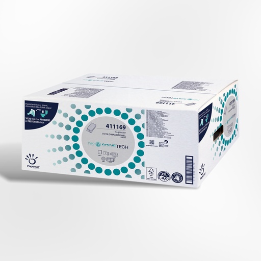 [OND-O411169] Handdoeken Papernet wit 2-laags zigzag (15)