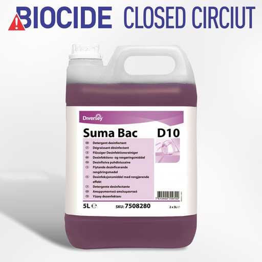 [OND-O7510679] Reinigingsmiddel biocide Suma Bac D10 5L