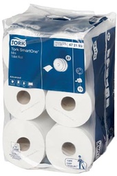 [OND-472193] Toiletpapier Tork SmartOne Mini T9 2-laags 620vel (12)