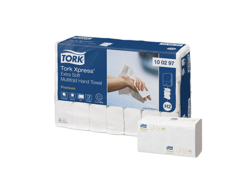 [OND-100297] Handdoeken Tork Xpress Multifold Extra Soft H2 2-laags 100vel (21) - FSC mix credit